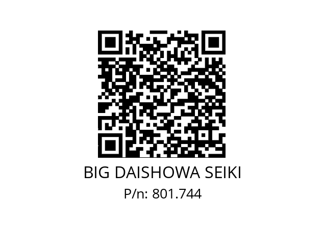  NBC8-1.75AA BIG DAISHOWA SEIKI 801.744