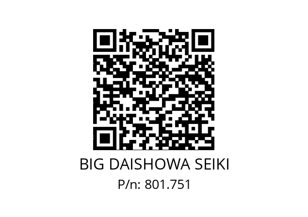  NBC8-5.75AA BIG DAISHOWA SEIKI 801.751