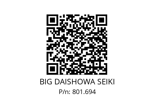  NBC16-3.25AA BIG DAISHOWA SEIKI 801.694