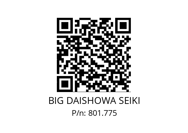  OCA42-8 BIG DAISHOWA SEIKI 801.775