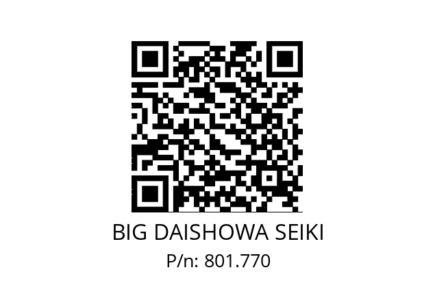  OCA42-24 BIG DAISHOWA SEIKI 801.770