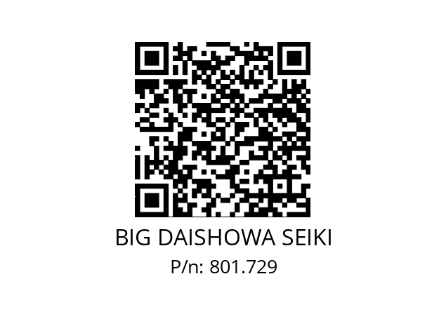  NBC20-5EAA BIG DAISHOWA SEIKI 801.729