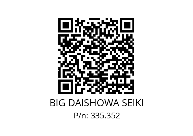  HSK-A100XC40 BIG DAISHOWA SEIKI 335.352