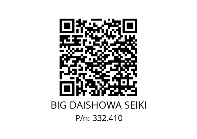  CK4XCK1X75 BIG DAISHOWA SEIKI 332.410