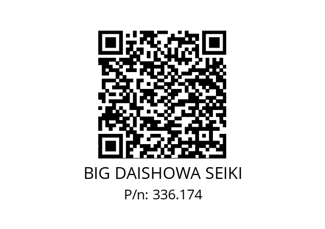  WB34.5/76XCK5 BIG DAISHOWA SEIKI 336.174