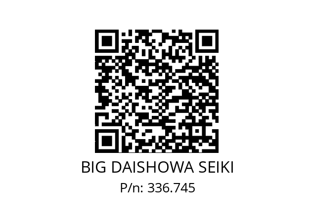  WB45/135XCK6 BIG DAISHOWA SEIKI 336.745