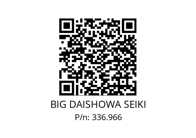  ETLPLEWC10A BIG DAISHOWA SEIKI 336.966