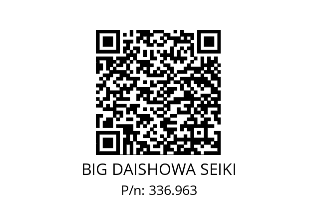  ETLPLEWC08I BIG DAISHOWA SEIKI 336.963