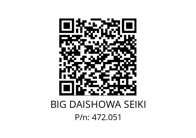  ST20-MW1619-64 BIG DAISHOWA SEIKI 472.051