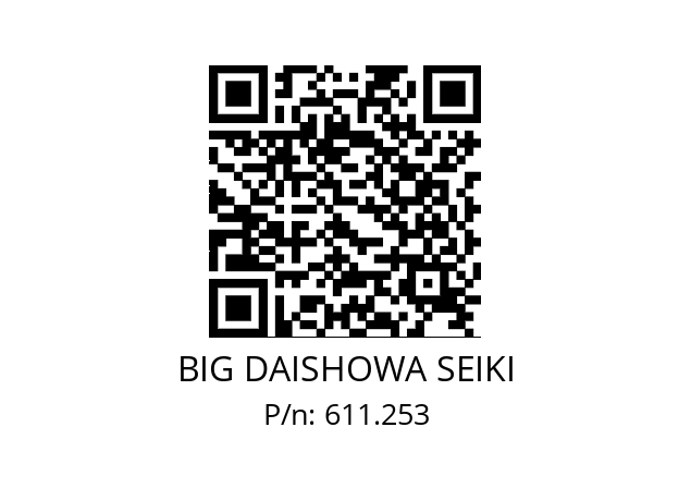  E7/10K10 BIG DAISHOWA SEIKI 611.253