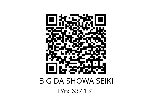  32/42RW32SC09 BIG DAISHOWA SEIKI 637.131