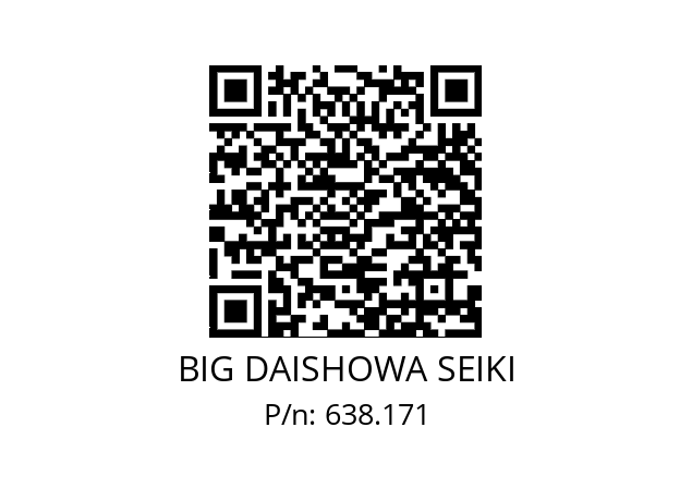  98-126/148-176TW98/148SC12 BIG DAISHOWA SEIKI 638.171