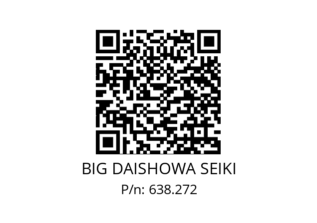  131-159/181-209TW98/148WC06 BIG DAISHOWA SEIKI 638.272