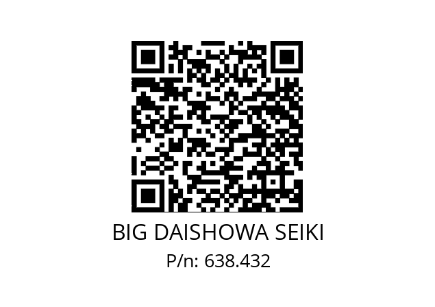  41/51TW32CC09 BIG DAISHOWA SEIKI 638.432