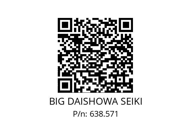  98-126/148-176TW98/148CC16 BIG DAISHOWA SEIKI 638.571