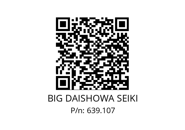  FM1SW98SC12 / SET BIG DAISHOWA SEIKI 639.107