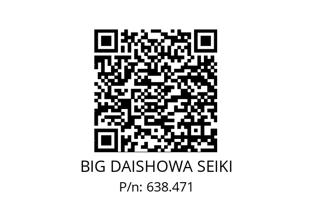  98-126/148-176TW98/148CC12 BIG DAISHOWA SEIKI 638.471