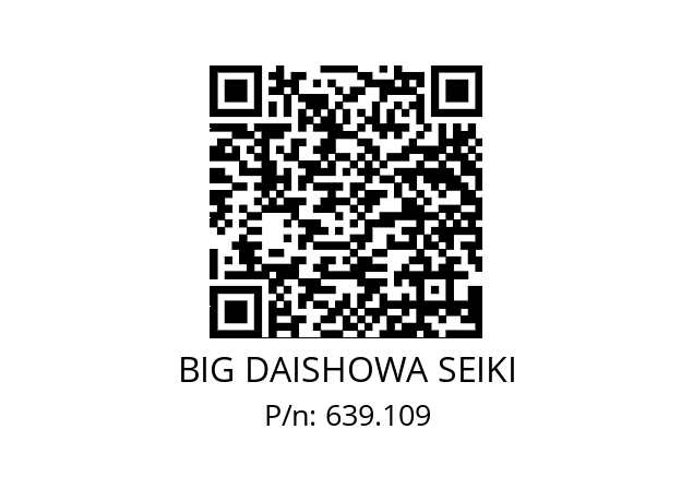  FM1SW148SC12 / SET BIG DAISHOWA SEIKI 639.109