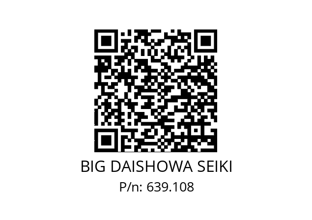  FM2SW98SC12 / SET BIG DAISHOWA SEIKI 639.108