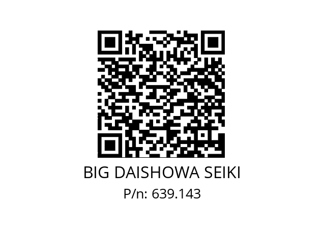  41/54SW41SC09 / SET BIG DAISHOWA SEIKI 639.143