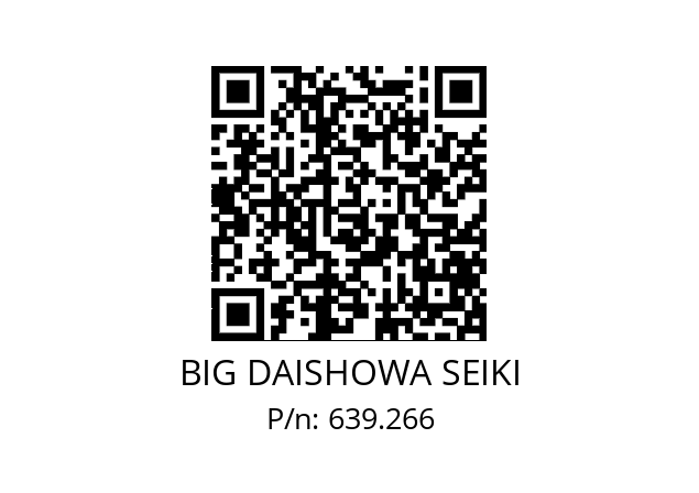  ETL90/112SW68WC06 / L BIG DAISHOWA SEIKI 639.266