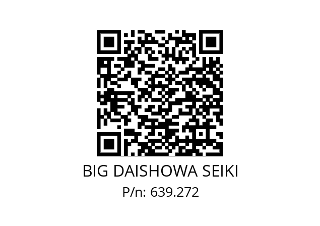  ETL106/134SW98WC06 / L BIG DAISHOWA SEIKI 639.272