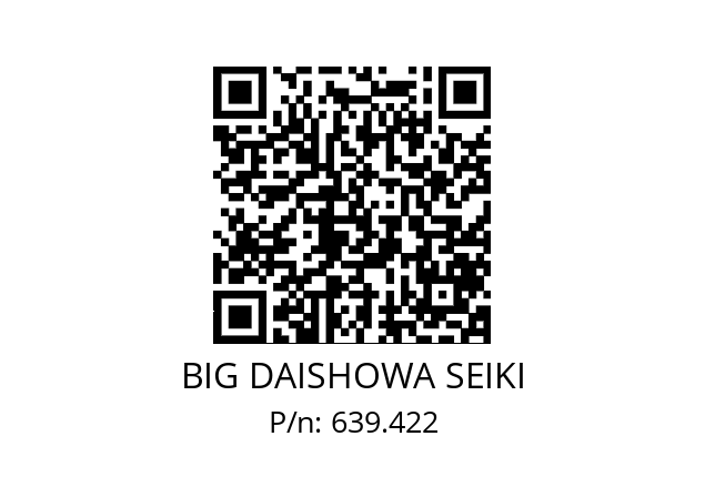  ETL25/33SW25CC06 / L BIG DAISHOWA SEIKI 639.422