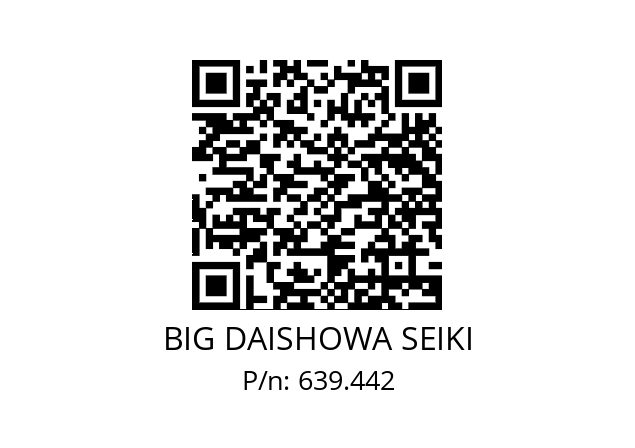  ETL41/54SW41CC09 / L BIG DAISHOWA SEIKI 639.442