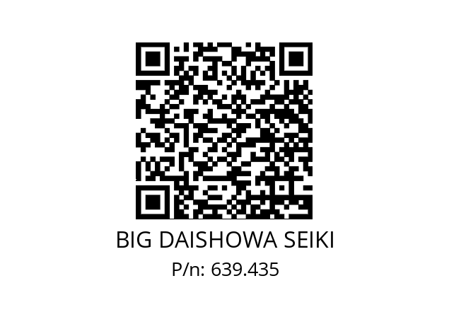  ETL41/51SW32CC09 / S BIG DAISHOWA SEIKI 639.435