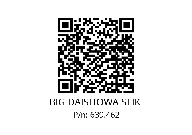  ETL68/90SW68CC12 / L BIG DAISHOWA SEIKI 639.462