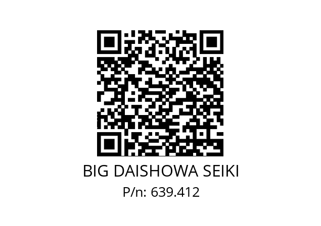  ETL20/26SW20CC06 / L BIG DAISHOWA SEIKI 639.412