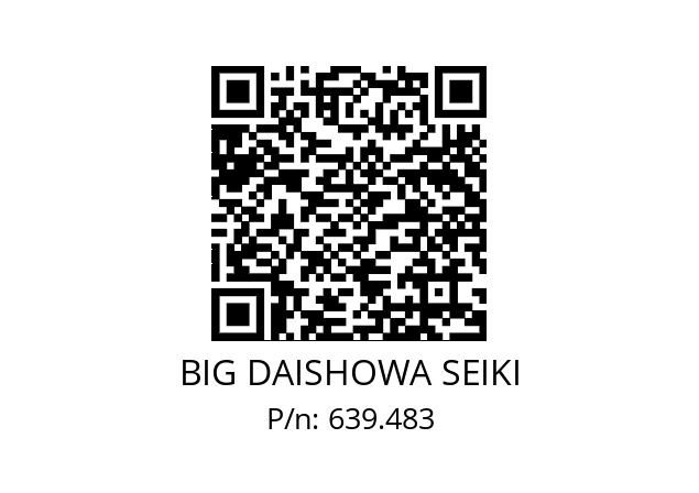  148/176SW148CC12 / SET BIG DAISHOWA SEIKI 639.483