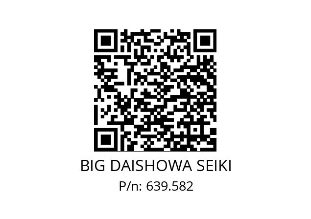  ETL148/176SW148CC16 / L BIG DAISHOWA SEIKI 639.582