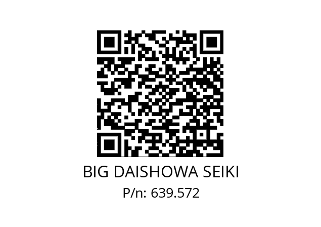  ETL98/126SW98CC16 / L BIG DAISHOWA SEIKI 639.572