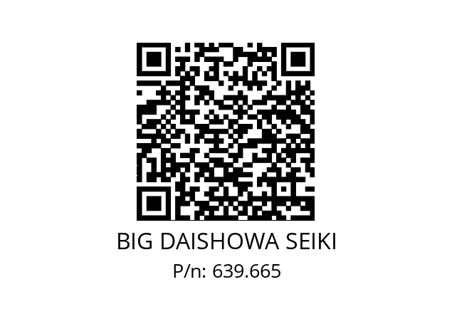  ETLSSH88/110SW68 / S BIG DAISHOWA SEIKI 639.665