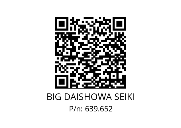  ETLSSH53/70SW53 / L BIG DAISHOWA SEIKI 639.652