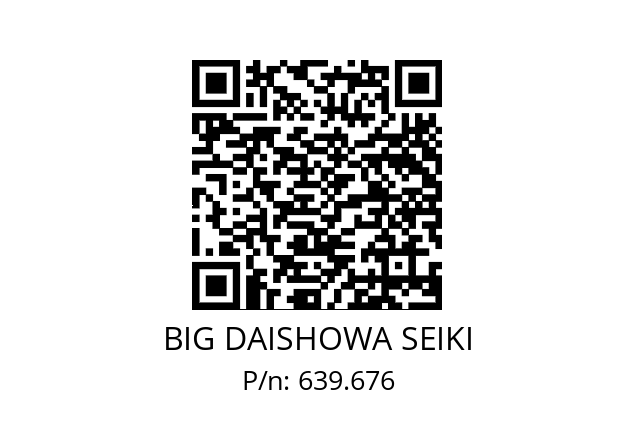  ETLSSH125/153SW98 / L BIG DAISHOWA SEIKI 639.676