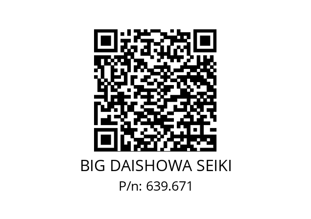  ETLSSH98/126SW98 / S BIG DAISHOWA SEIKI 639.671