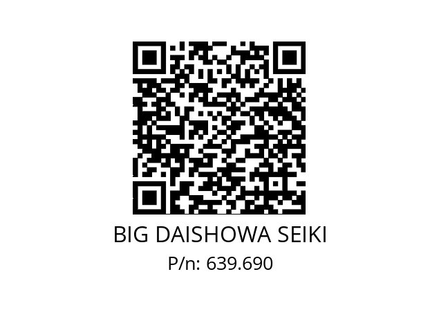  ETLVSTBSW-SSH BIG DAISHOWA SEIKI 639.690