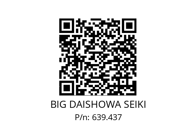  41/51SW32CC09 / SET BIG DAISHOWA SEIKI 639.437