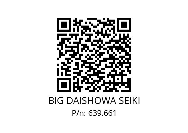  ETLSSH68/90SW68 / S BIG DAISHOWA SEIKI 639.661