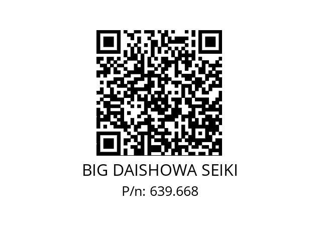  SSH88/110SW68 / SETE BIG DAISHOWA SEIKI 639.668