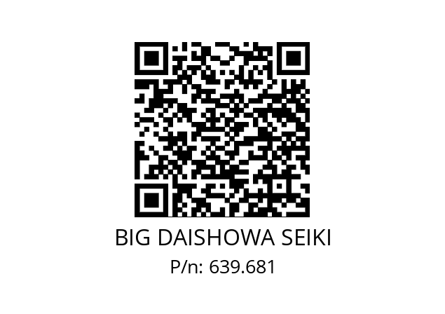  ETLSSH148/176SW148 / S BIG DAISHOWA SEIKI 639.681