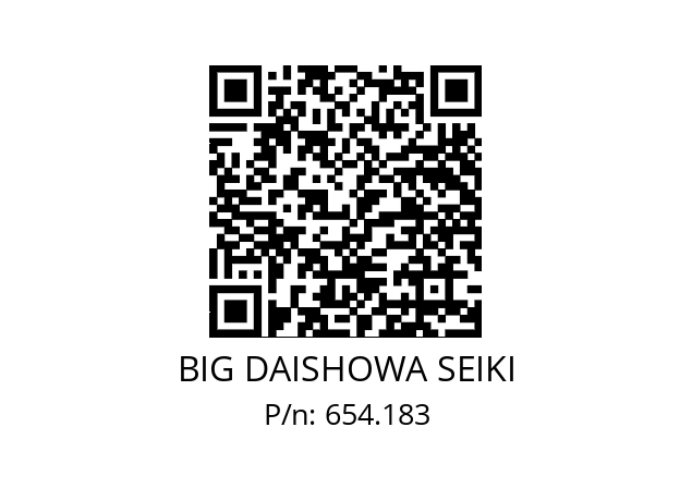  SPGT080305P20 BIG DAISHOWA SEIKI 654.183