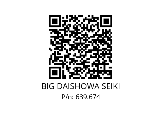  SSH98/126SW98 / SETE BIG DAISHOWA SEIKI 639.674