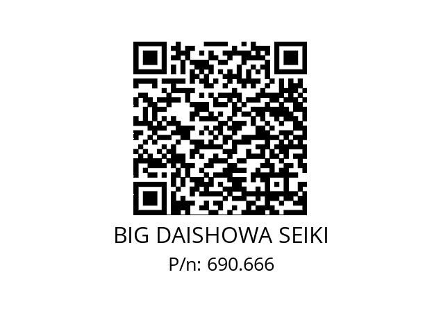  ETLBSM12X1CKN6 BIG DAISHOWA SEIKI 690.666