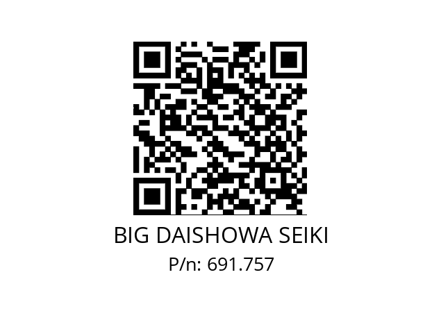  ETLGBSC12 BIG DAISHOWA SEIKI 691.757