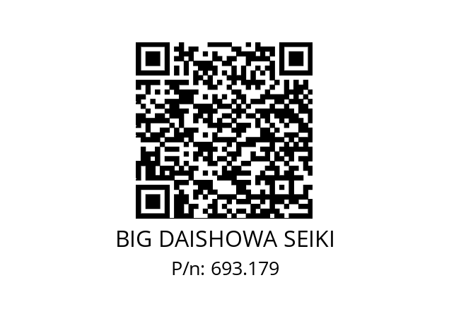  ETLO10,5/17L BIG DAISHOWA SEIKI 693.179