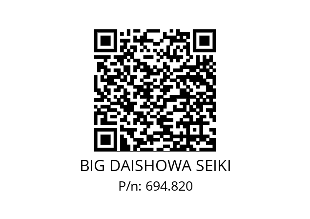  ETLGRSTORXPLUST20IP BIG DAISHOWA SEIKI 694.820