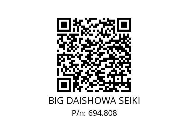  ETLGRSTORXPLUST8IP BIG DAISHOWA SEIKI 694.808